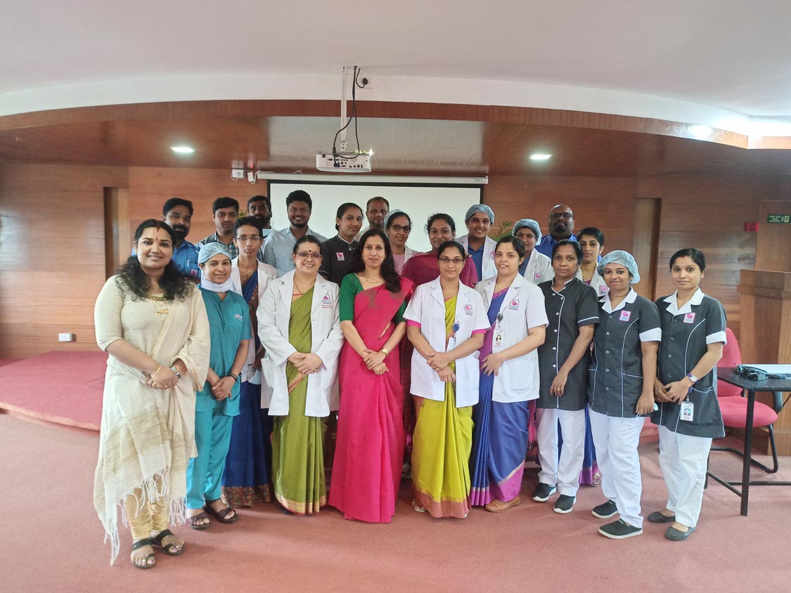 NABH 5th edition training session for the clinical and non-clinical staff of MICC, Calicut